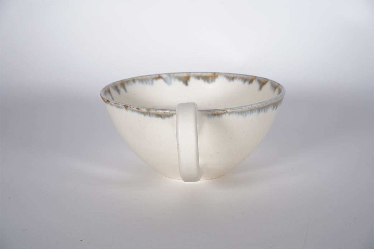 クリーム釉彩 スープカップ