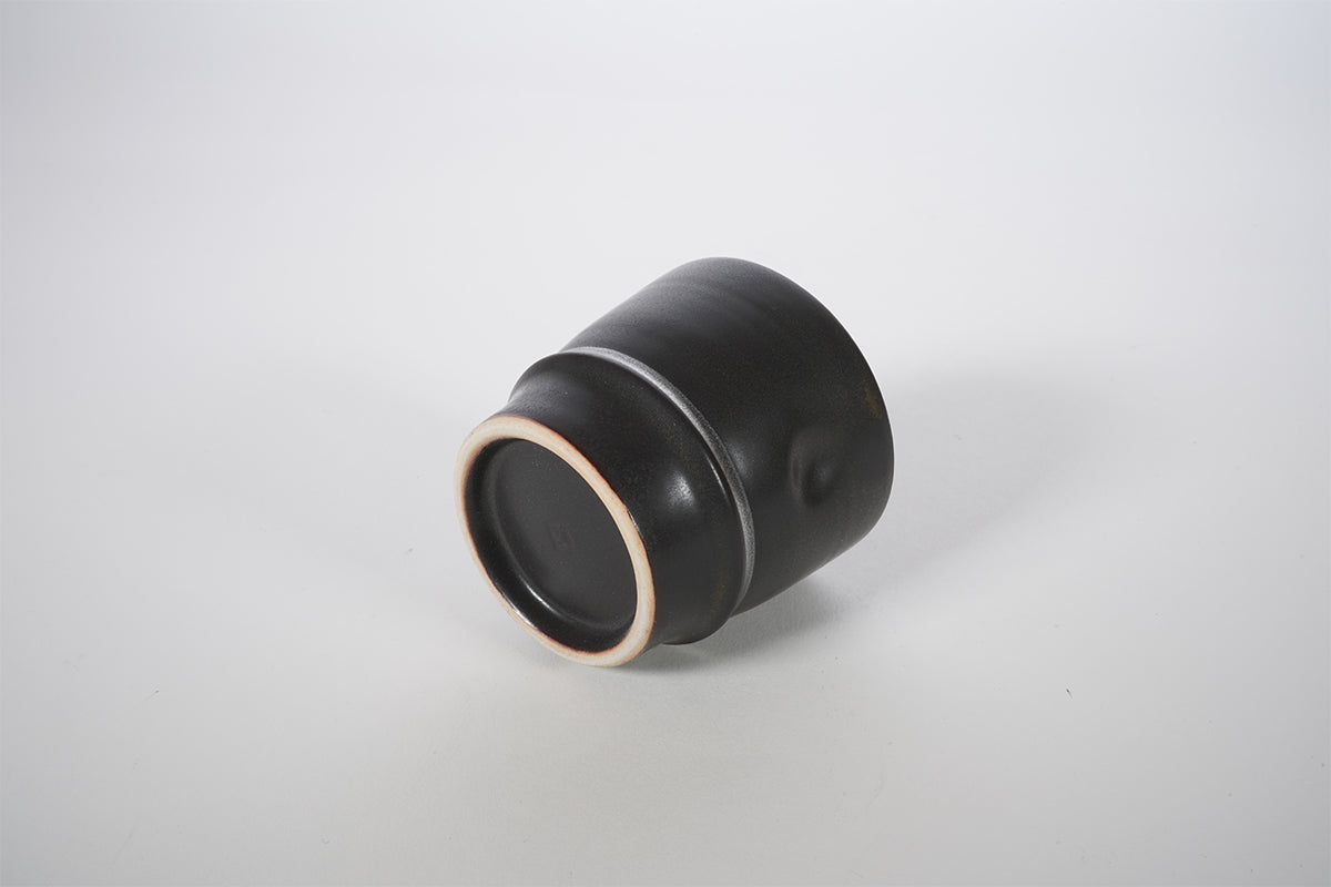 マットブラック 銀彩 酒器