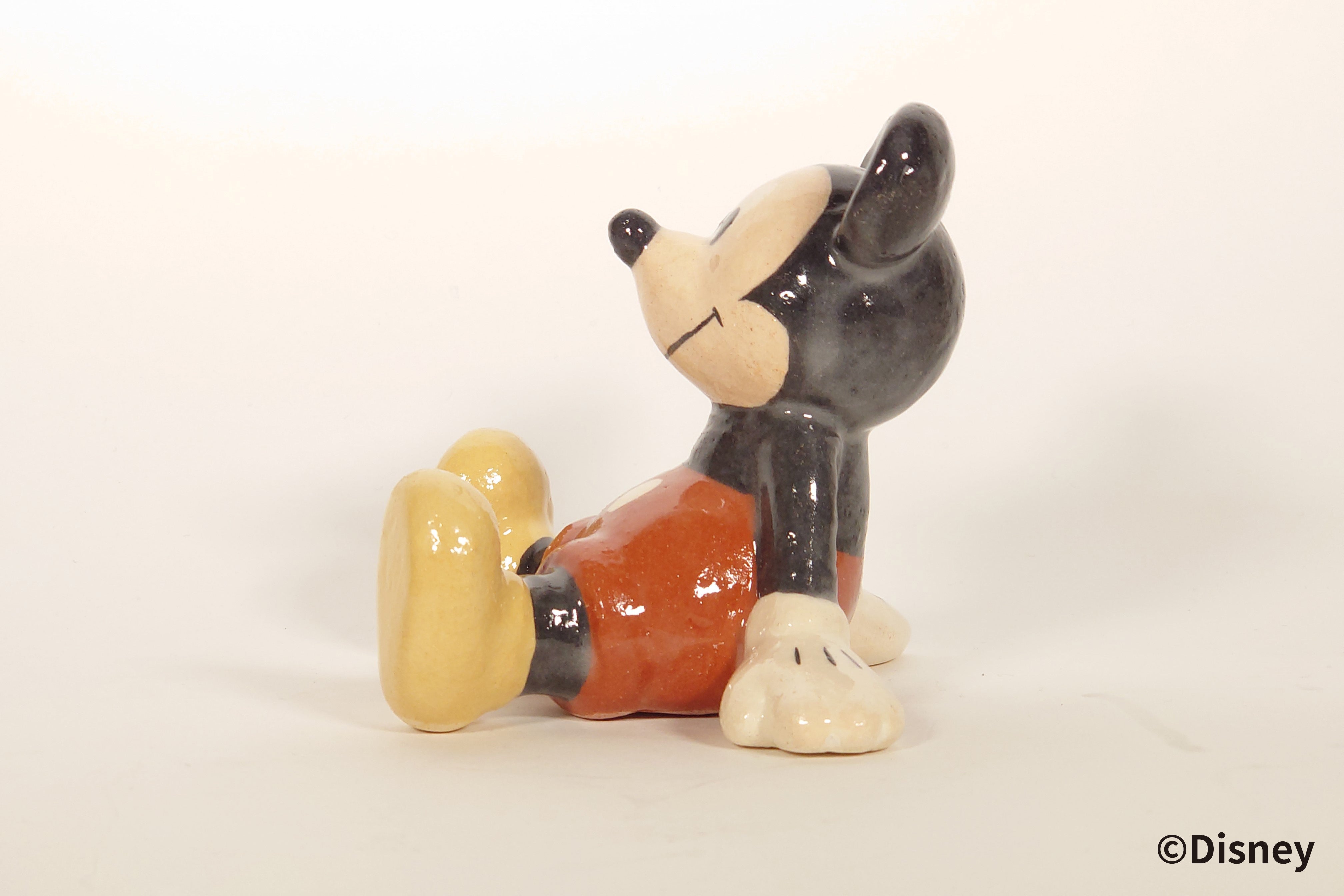 ＜ミッキーマウス＞楽焼人形【ディズニー/京都伝統工芸シリーズ】