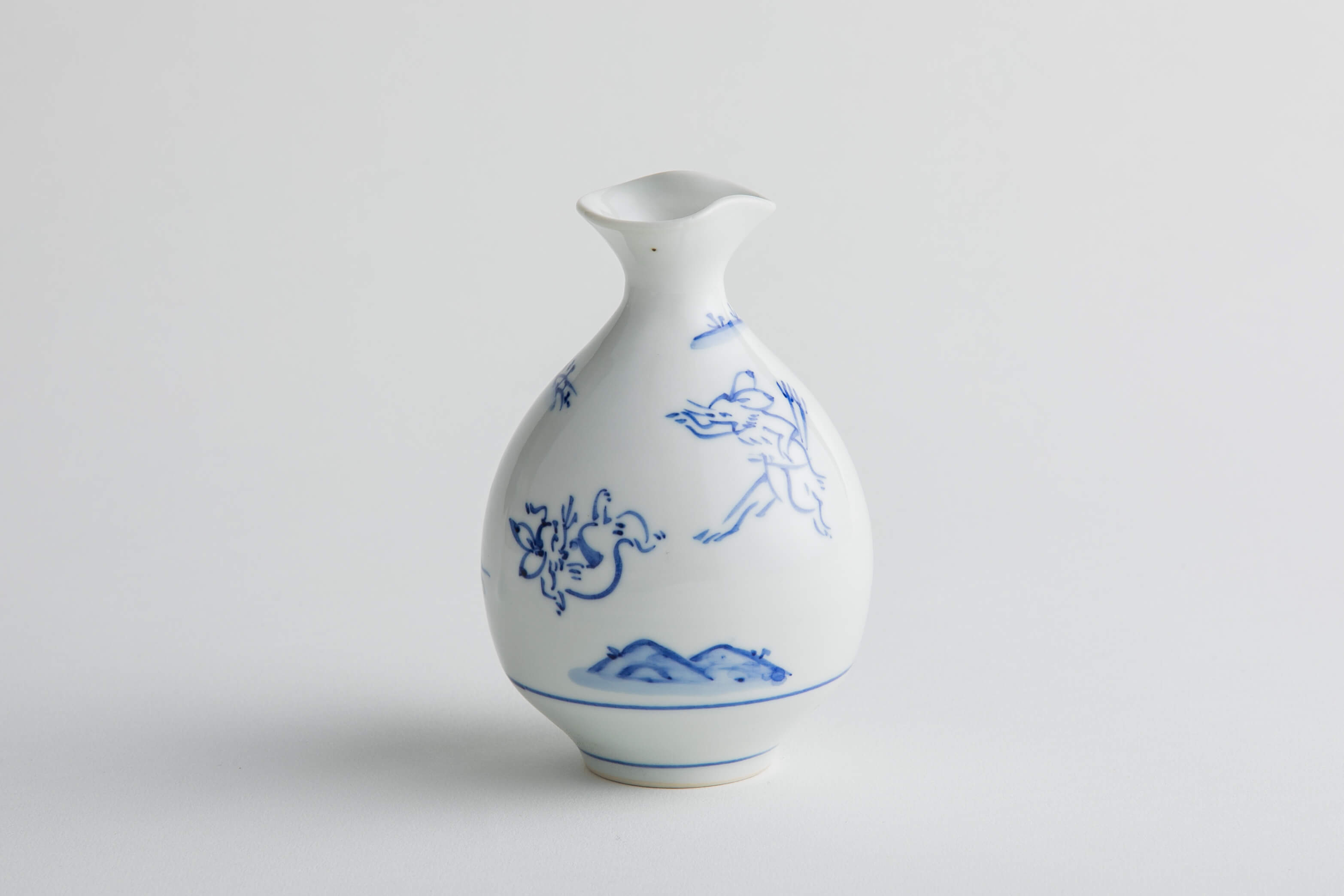 鳥獣戯画 酒器 - 徳利-Pot-