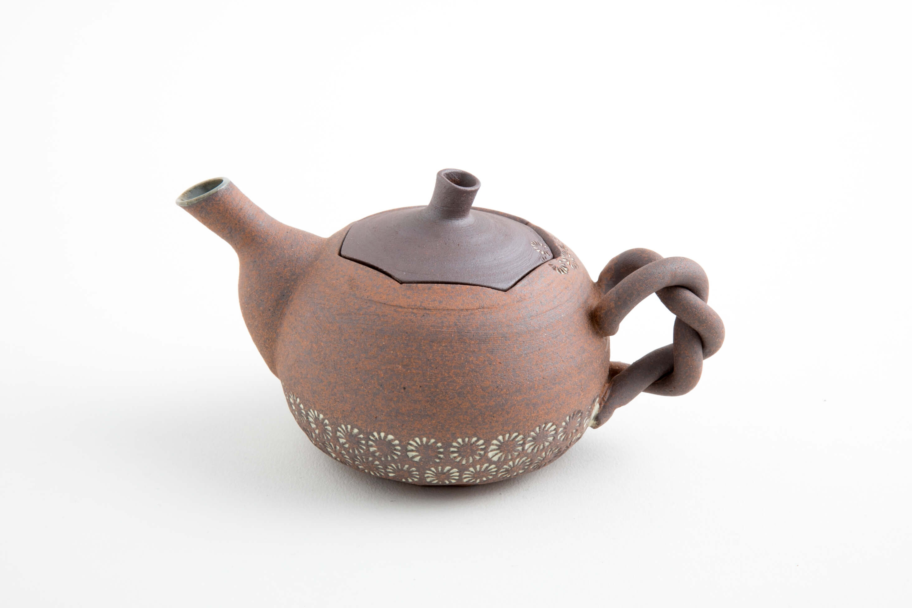 焼〆三島　煎茶器